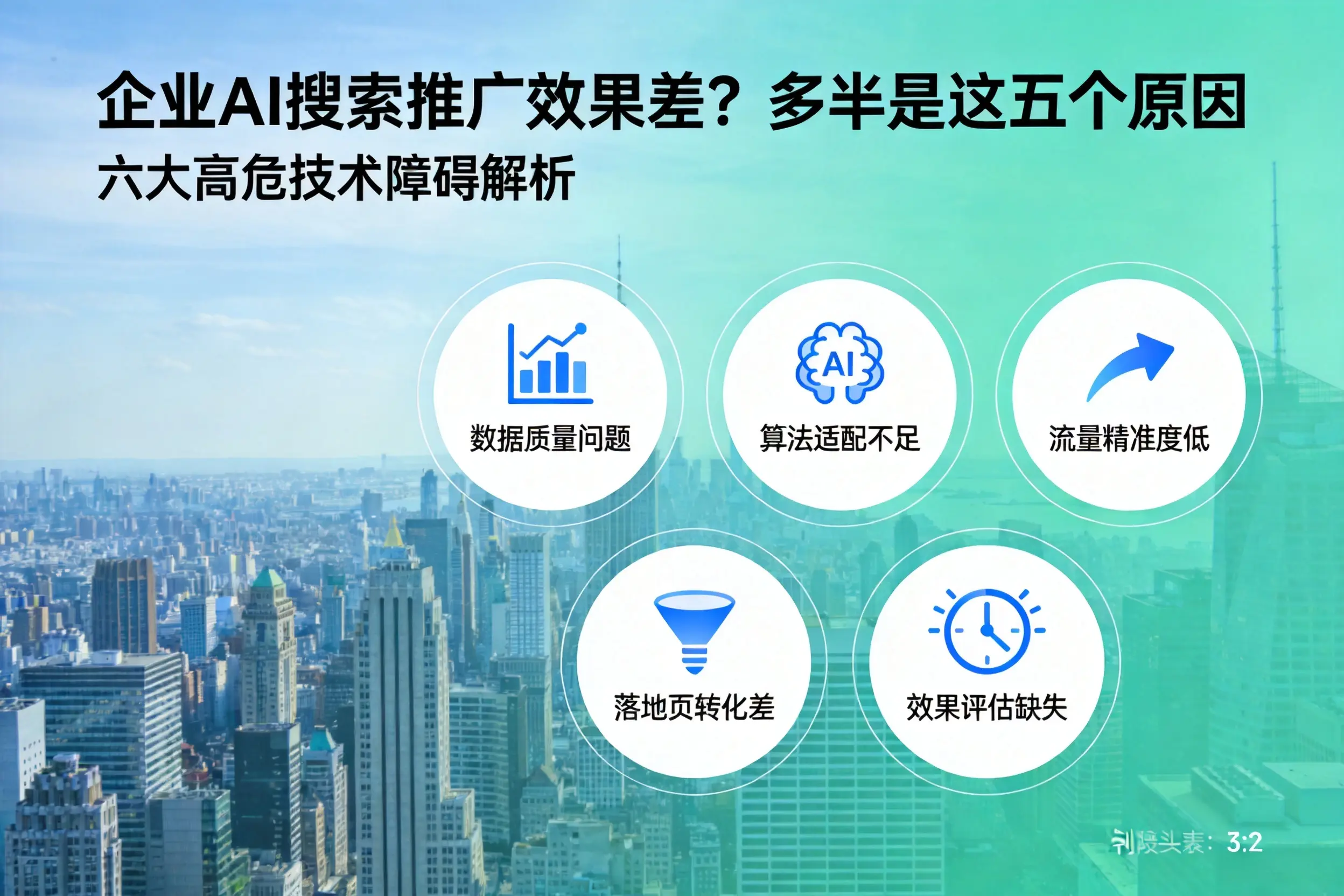 顺河企业AI搜索推广效果差?多半是这五个原因